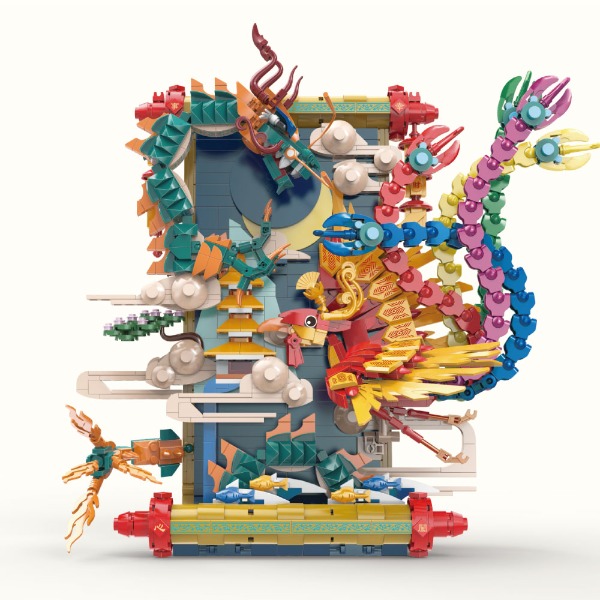 龍鳳呈祥積木組